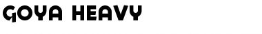 Goya Heavy Font