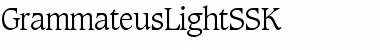 GrammateusLightSSK Regular Font