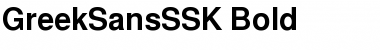 Download GreekSansSSK Font