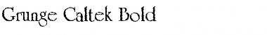 Download Grunge Caltek Bold Font