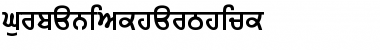 GurbaniAkharThick Regular Font