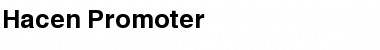 Hacen Promoter Regular Font