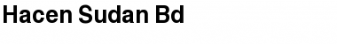 Hacen Sudan Bd Regular Font