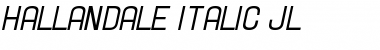 Download Hallandale Italic JL Font