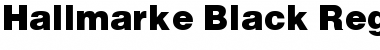 Hallmarke Black Regular Font
