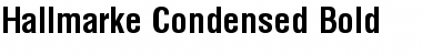 Hallmarke Condensed Bold Font