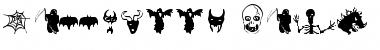 Halloween_Bats 01 Regular Font