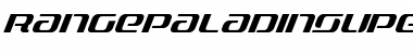 Download Range Paladin Super-Italic Font