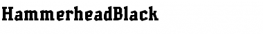 HammerheadBlack Regular Font