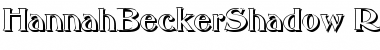 HannahBeckerShadow Regular Font