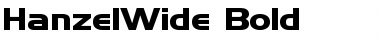 HanzelWide Bold Font