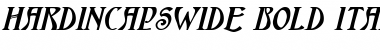 Download HardinCapsWide Font