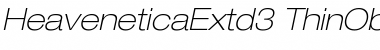 Download HeaveneticaExtd3 Font