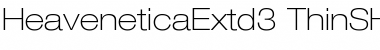 Download HeaveneticaExtd3 Font