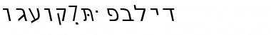 Hebrew7SSK Italic Font