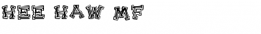 Hee Haw MF Regular Font
