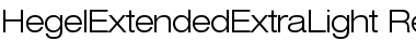 Download HegelExtendedExtraLight Font