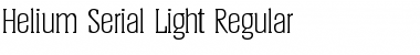 Download Helium-Serial-Light Font