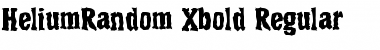 Download HeliumRandom-Xbold Font