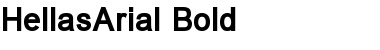 HellasArial Bold Font