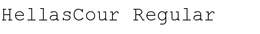 HellasCour Regular Font