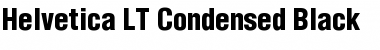 Download Helvetica LT CondensedBlack Font