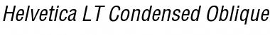 Download Helvetica LT Condensed Font