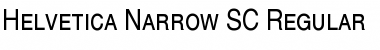 Helvetica Narrow SC Regular Font