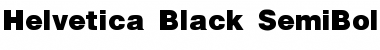 Download Helvetica-Black-SemiBold Font