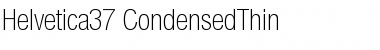 Download Helvetica37-CondensedThin Font