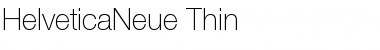 HelveticaNeue Thin Font
