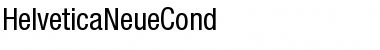 HelveticaNeueCond Regular Font