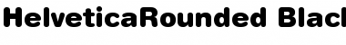 Download HelveticaRounded-Black Font