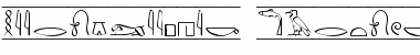 Hieroglyphic Cartouche Font