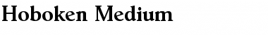Hoboken-Medium Regular Font
