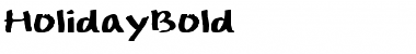 HolidayBold Regular Font