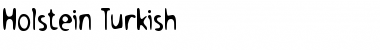 Holstein Turkish Regular Font