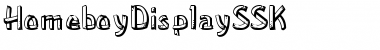 HomeboyDisplaySSK Regular Font