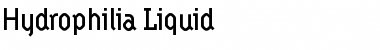 Hydrophilia Liquid Font