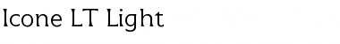 Icone LT Light Regular Font