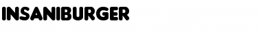 Insaniburger Regular Font