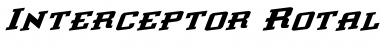 Download Interceptor Rotalic Font