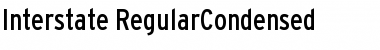 Interstate RegularCondensed Font