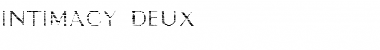 intimacy deux Regular Font