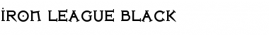 Iron League Black Font