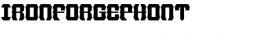 IronForgePhont Regular Font