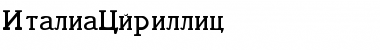 ItaliaCyrillic Regular Font