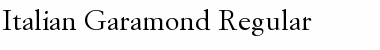 Download Italian-Garamond Font