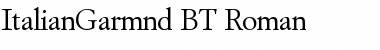 Download ItalianGarmnd BT Font