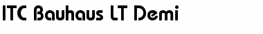 Download Bauhaus LT Demi Font